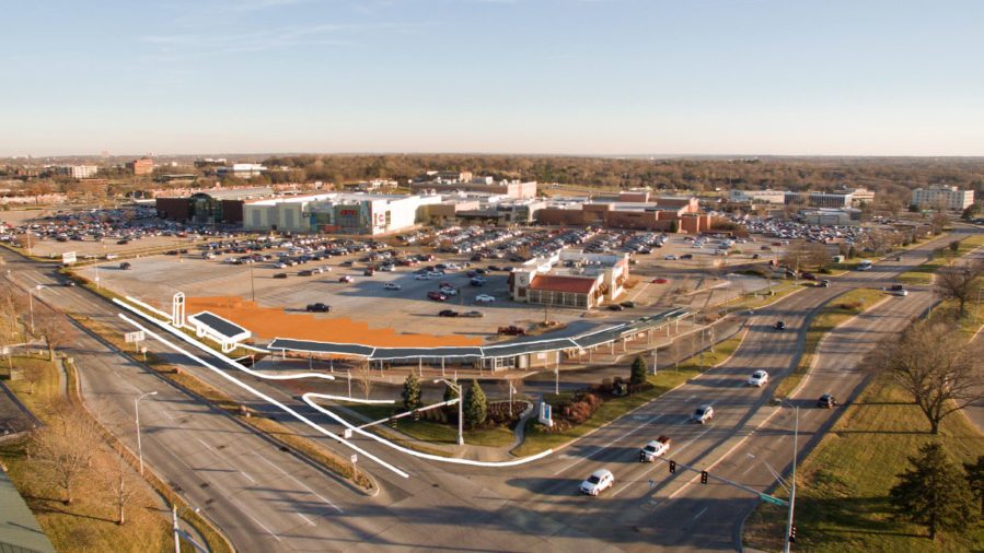 Rendering of Westroads Park & Ride lot