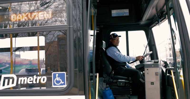 Metro bus driver